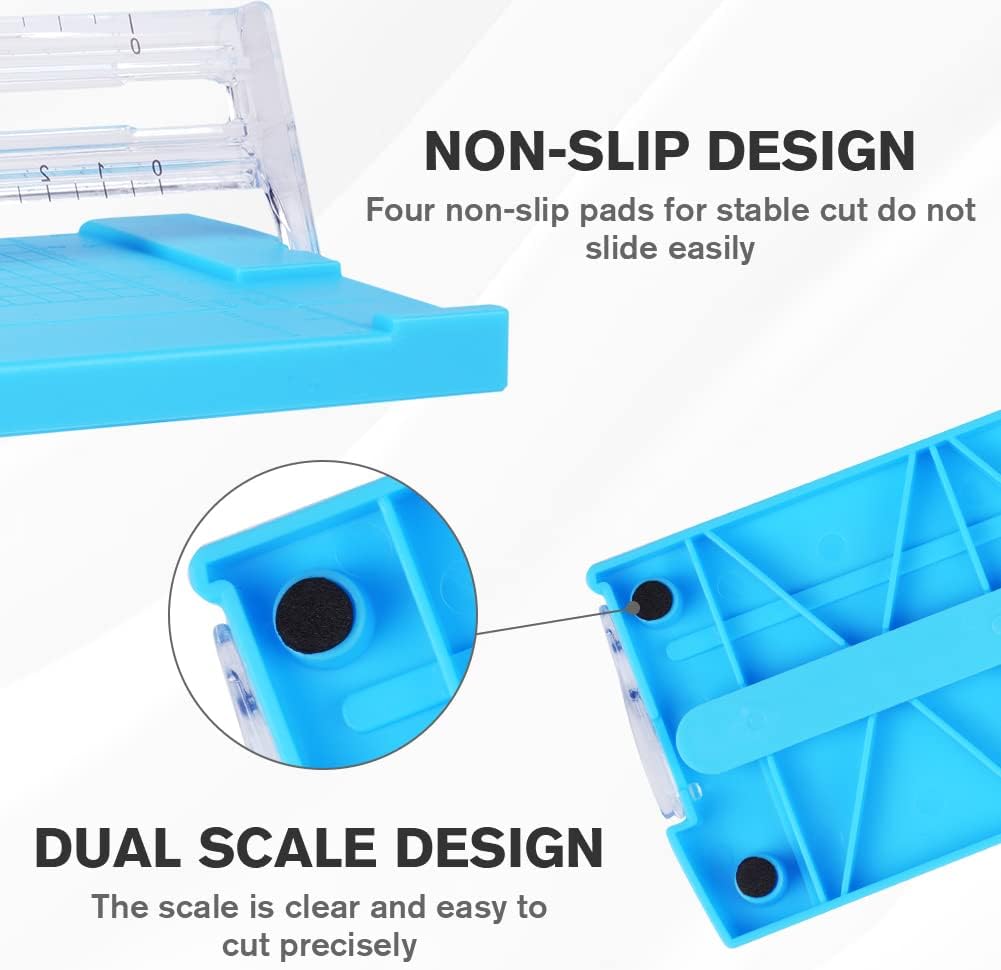 Paper Cutter, A5 Mini Paper Cutter, Portable Paper Cutting Machine (1 Pc / Mix Color) Paper Cutter, A5 Mini Paper Cutter, Portable Paper Cutting Machine (1 Pc / Mix Color)